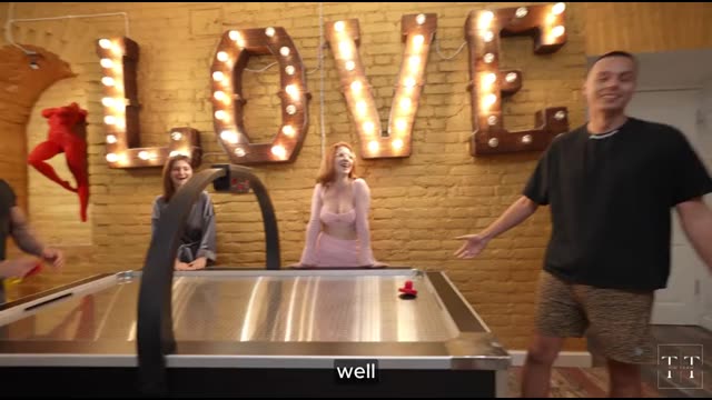 Redhead Beauty Goes to His Friend: He Roughly Fucks Her and Cums Inside