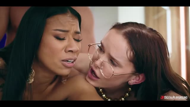 AI Cyborg Created by an Engineer Engages in Intimate Relations with Him and His Assistant – Full Russian Video