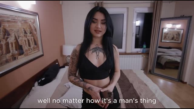 Sister brought her brother to orgasm while he caressed her wet pussy | Incest porn