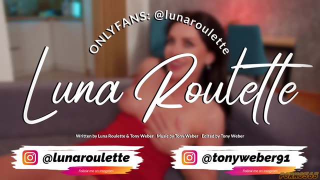 Stepson Films Luna Roulette's Juicy Pussy While She Eagerly Swallows His Hard Cock