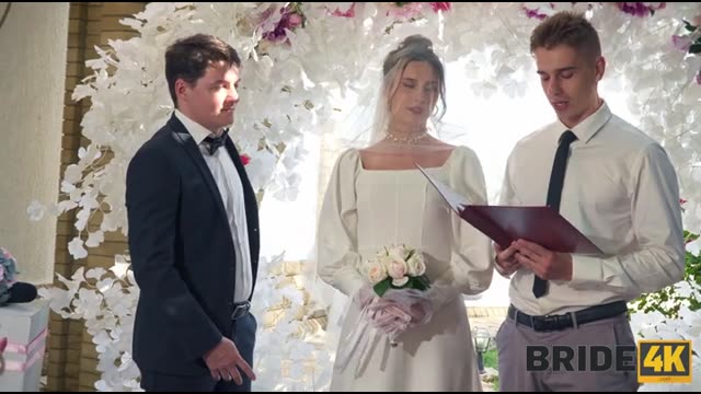 Groom and Guests Watch Anal Sex with Bride at Wedding
